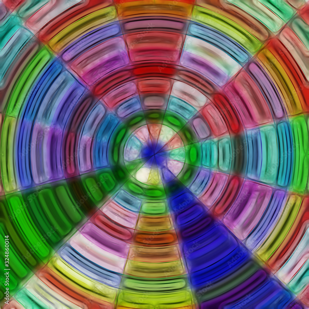 abstract colorful circle segments abstract colorful circle segments
