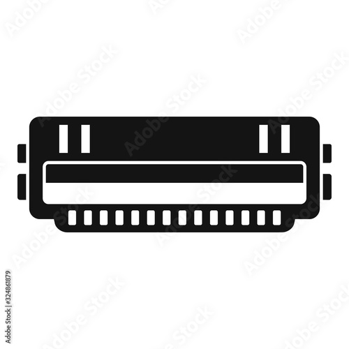 Cartridge roll icon. Simple illustration of cartridge roll vector icon for web design isolated on white background