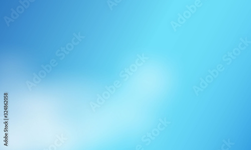 Blue gradient illustration abstract background with soft smooth shiny texture.