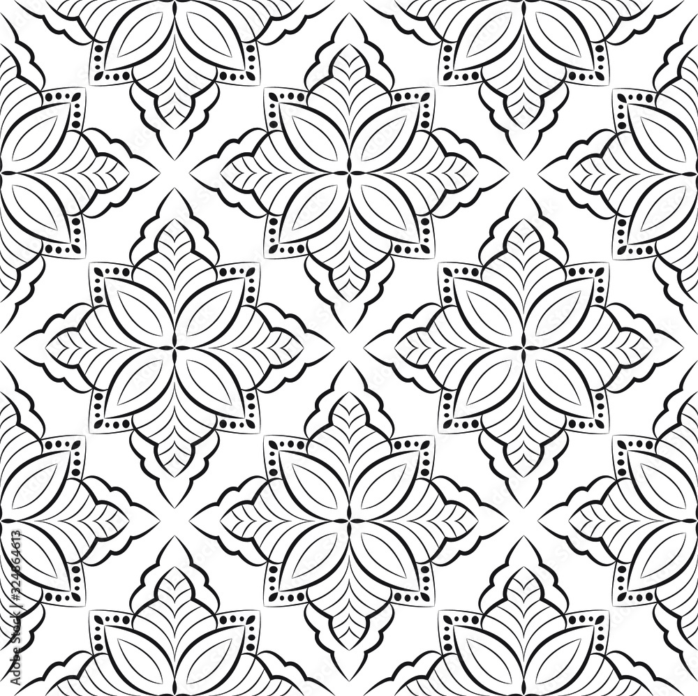 Abstract background ornament illustration. Vector textile print for bed linen, jacket, package design, fabric and fashion concepts. Seamless pattern with flowers Abstract background ornament illustration. Vector textile print for bed linen, jacket, package design, fabric and fashion concepts. Seamless pattern with flowers