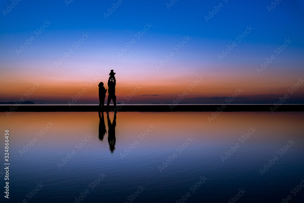 父母ヶ浜夕景 父母ヶ浜夕景
