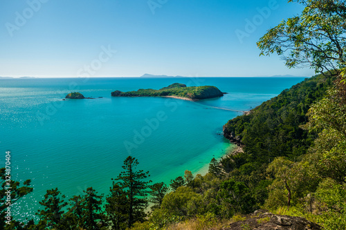 Panorama Island turqouise ocean Cape Hillsborough Australia photo