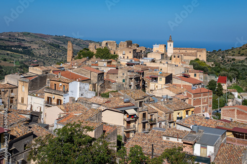 Overlooking Collesano Italy (Sicily)