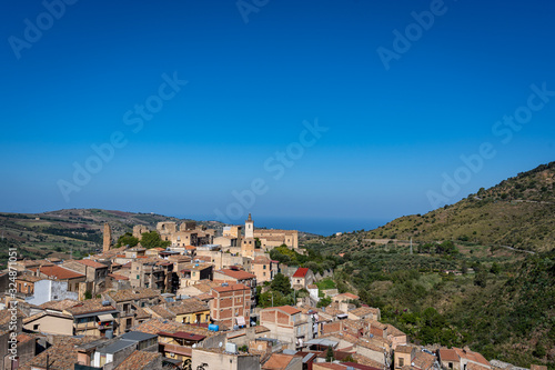 Overlooking Collesano Italy (Sicily)