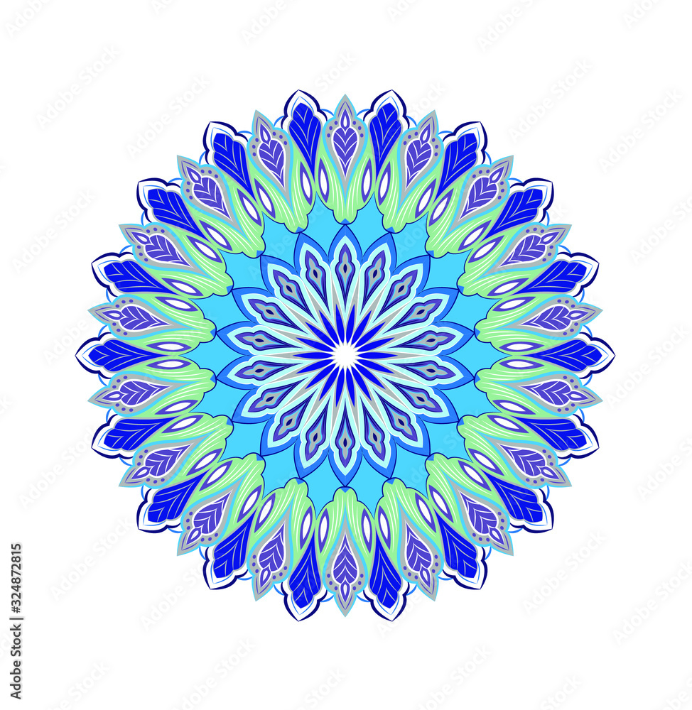 Ornamental mandala design abstract background Ornamental mandala design abstract background