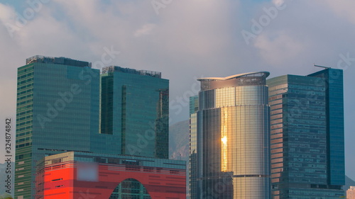 Canvas Print China timelapse