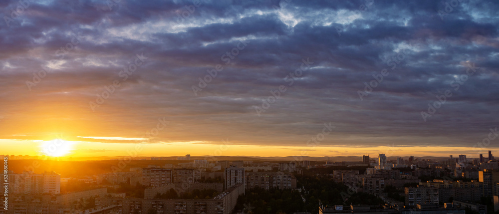 Sunset timelapse clouds colorful and building photo 4 Sunset timelapse clouds colorful and building photo 4