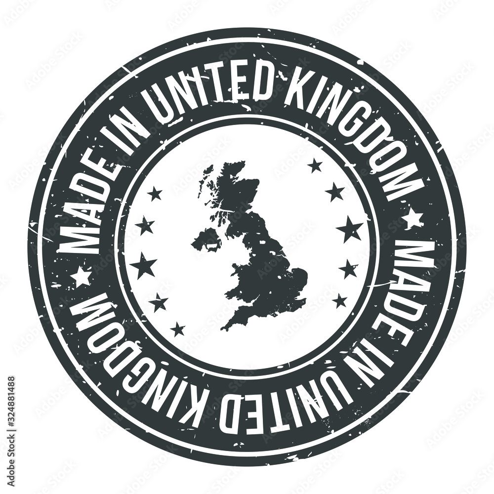 Made in United Kingdom Map. Quality Original Stamp Design Vector Art. Made in United Kingdom Map. Quality Original Stamp Design Vector Art.