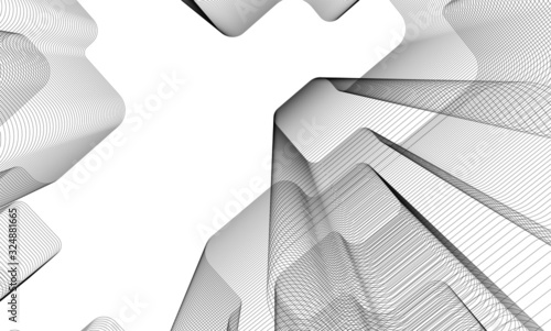 Modern concept architecture vector illustration