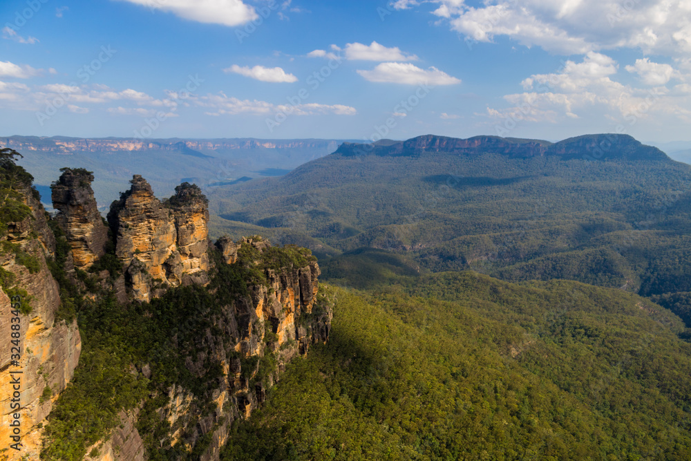 Three Sisters Blue Mountains Australia Panorama