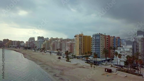 Residential houses in the touristic town of Calp in Alicante Spain