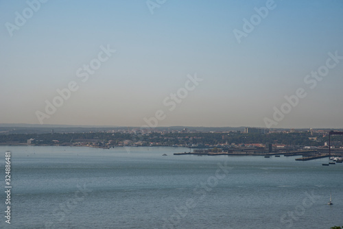 panoramic view of the sea