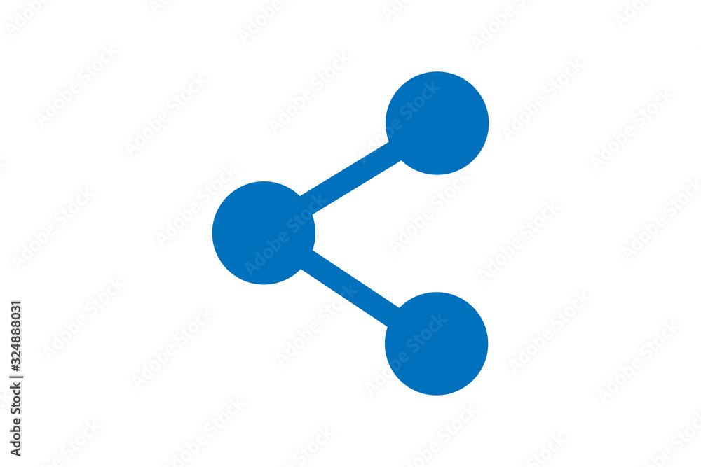 Connection icon, share icon vector illustration Connection icon, share icon vector illustration