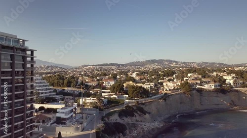 Residential houses in the touristic town of Calp in Alicante Spain