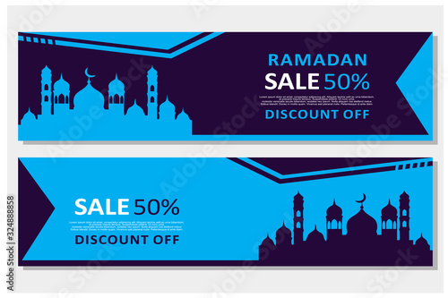 Mega sale banner template design,modern background .Vector illustration