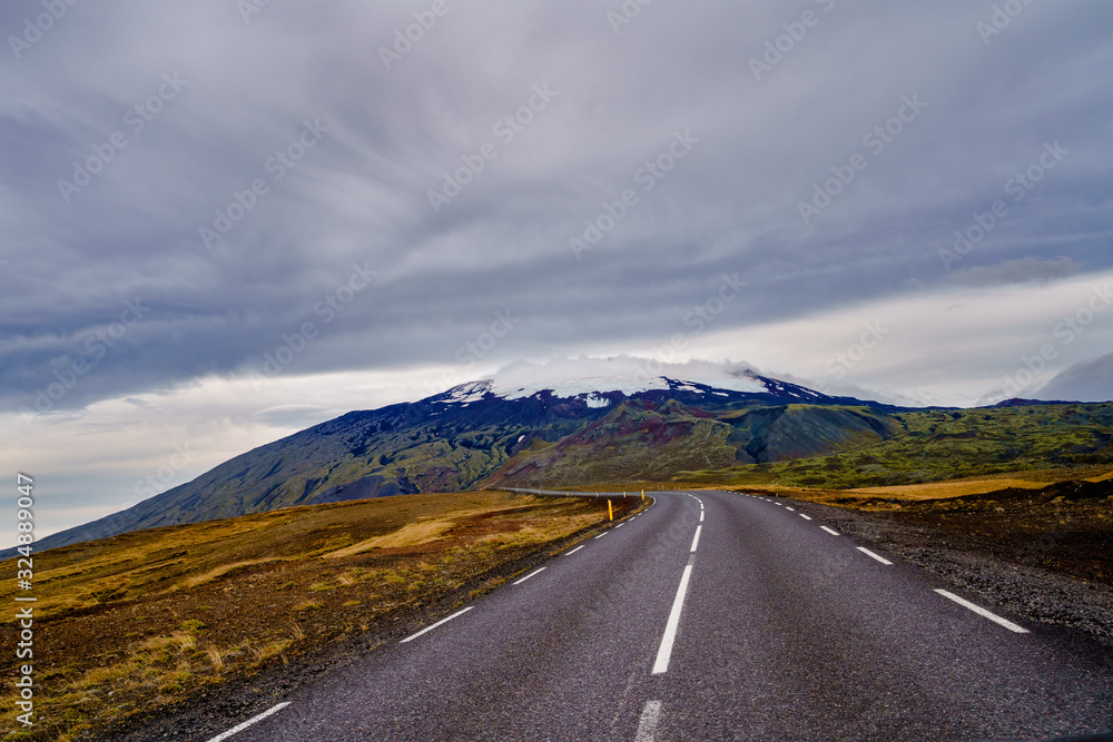 The start of the journey to the center of earth , Snæfellsnes Iceland