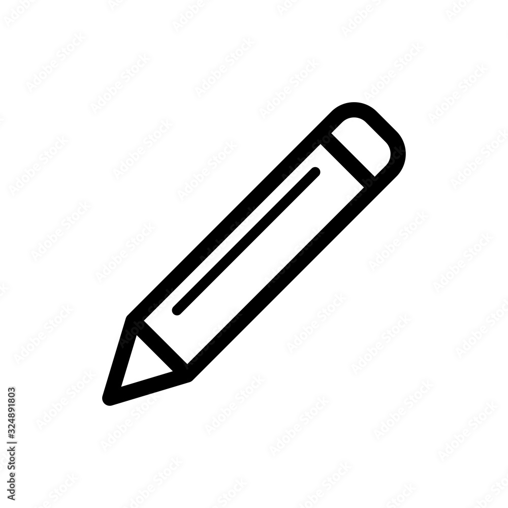 Pencil icon trendy Pencil icon trendy