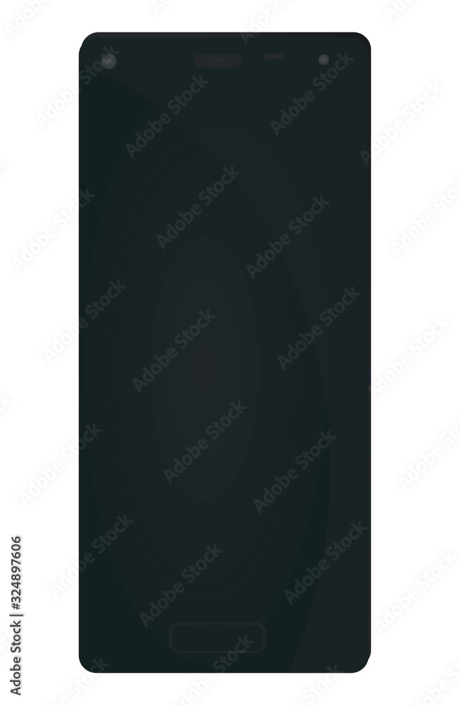 Protective telephone glass. vector illustration Protective telephone glass. vector illustration