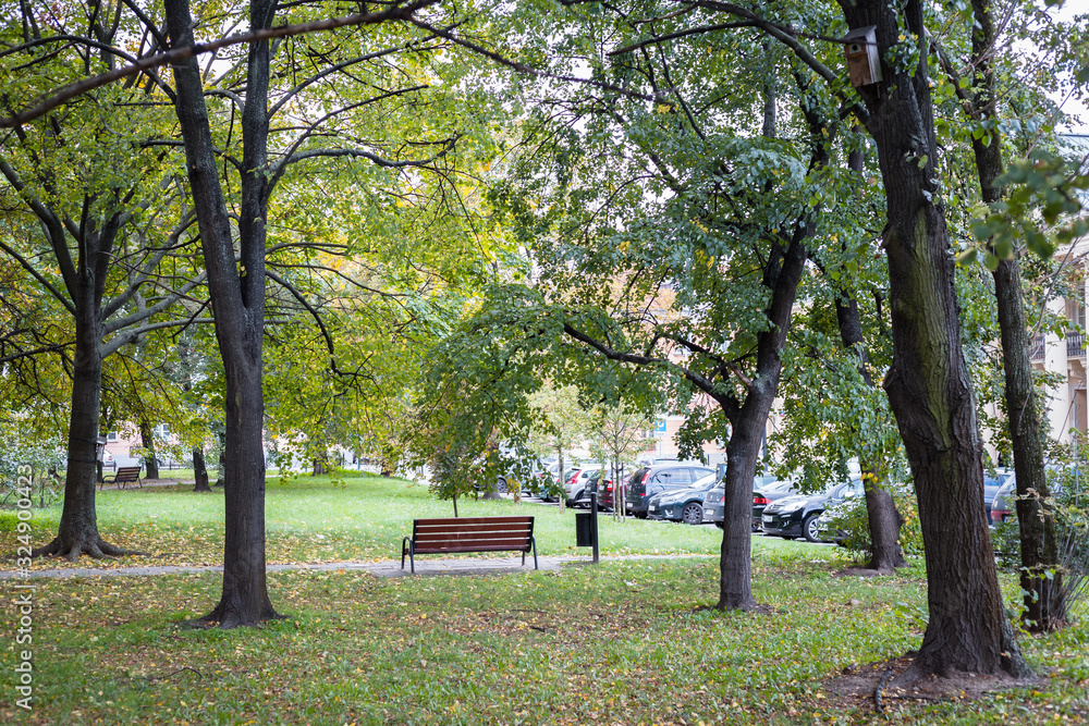 Square of the Matysiak Radio Family (Skwer Radiowej Rodziny Matysiaków) in Warsaw, Poland Square of the Matysiak Radio Family (Skwer Radiowej Rodziny Matysiaków) in Warsaw, Poland