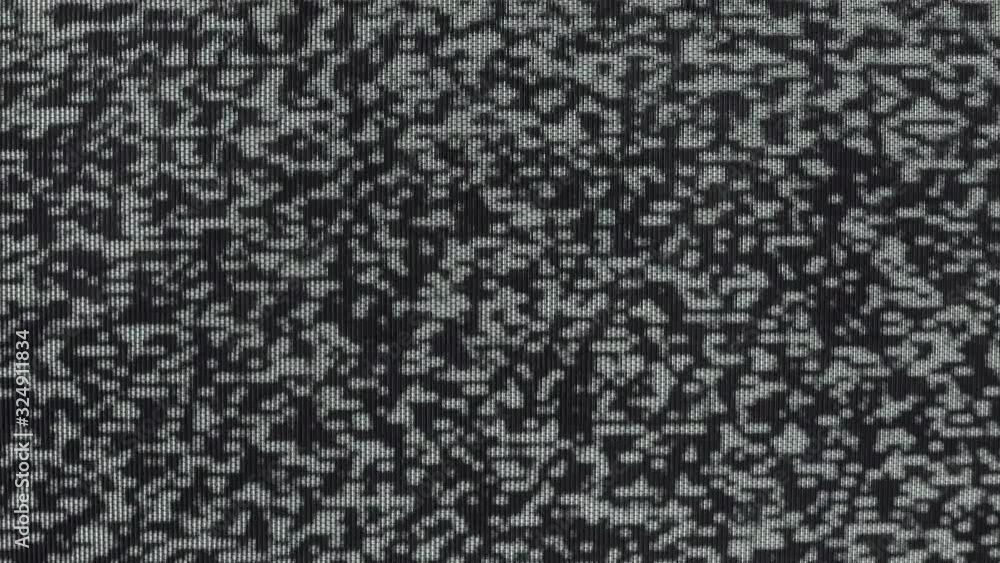 TV-image with interferences all around it TV-image with interferences all around it