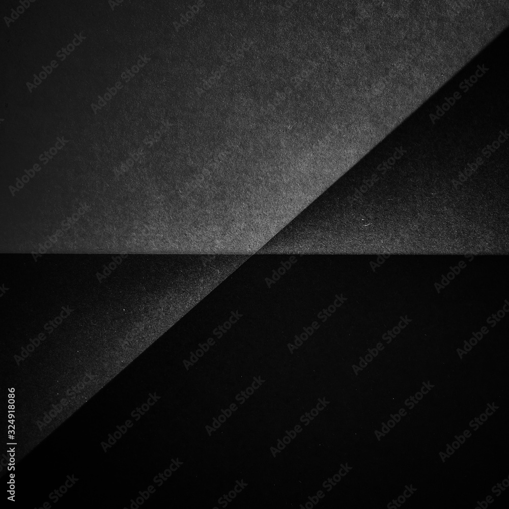 Minimal black texture background made of paper Minimal black texture background made of paper