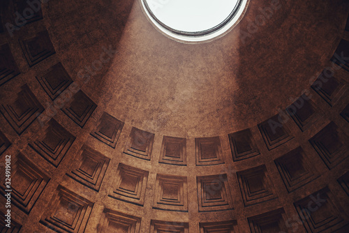 Summer scenes in the city of Rome