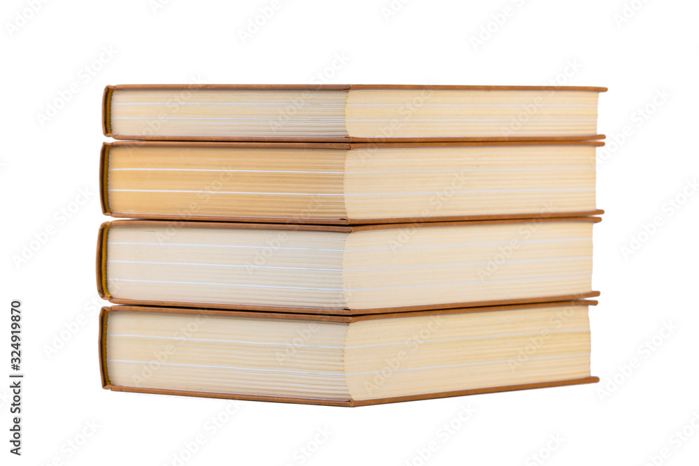 Stack of books isolated on a white background Stack of books isolated on a white background