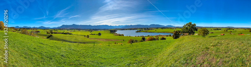 Panorama-Aufnahme des Riegsees in Bayern © zauberblicke