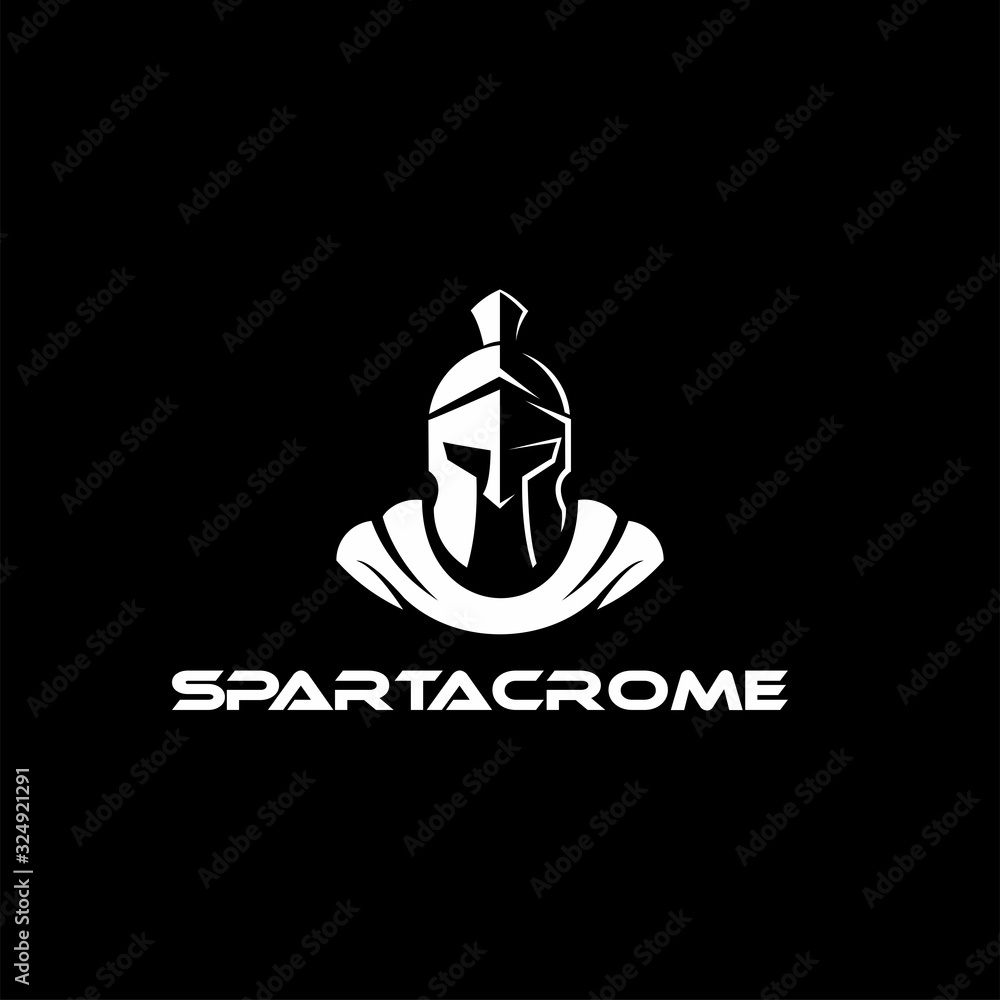 helmet spartan logo icon vector modern helmet spartan logo icon vector modern