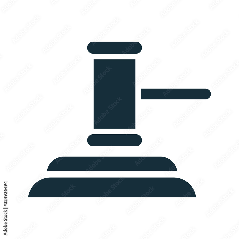 justice hammer device silhouette style justice hammer device silhouette style