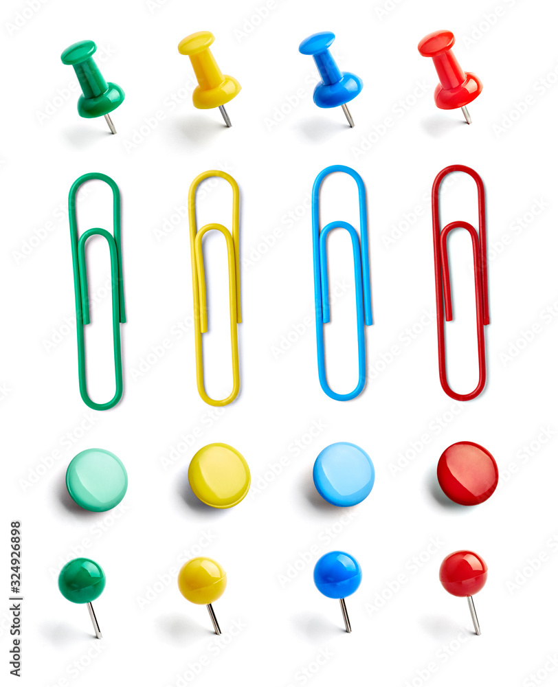 push pin paper clip thumbtack note office push pin paper clip thumbtack note office