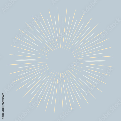 Coloful ray exploding vector eps 10