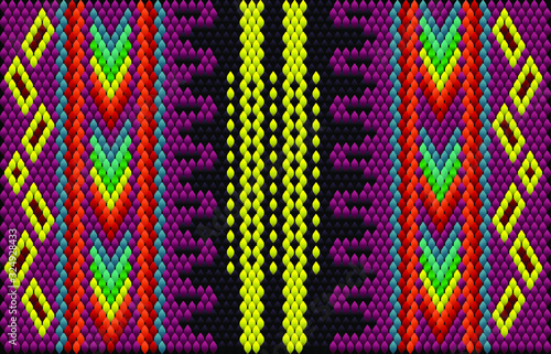 The traditional ornament of the inhabitants of the east and the Arab world.
