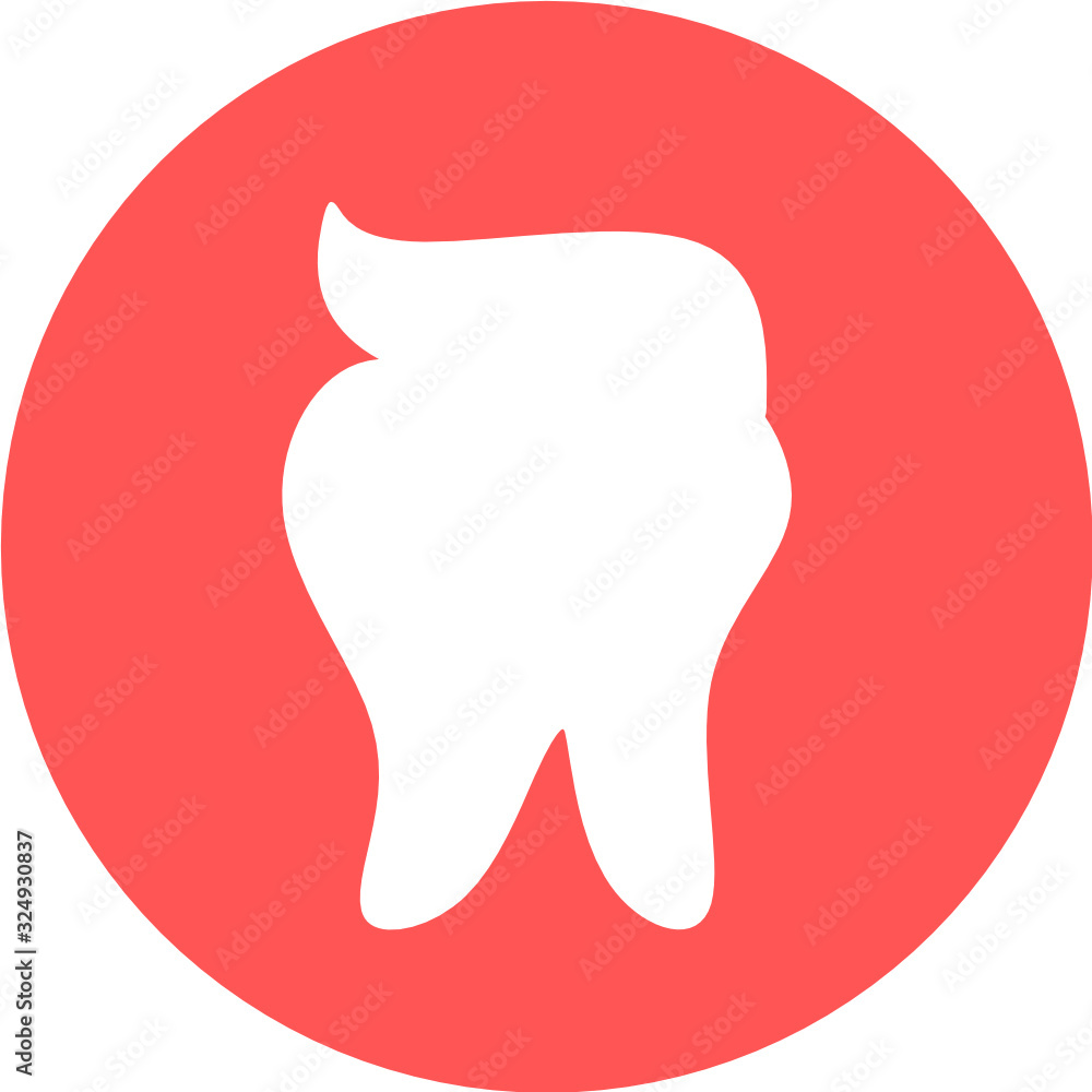 Obraz premium Dental Logo Design. Creative Dentist Logo. Dental Clinic Creative Company Vector Logo. Dental logo and symbol template vector icon app. Tooth icon. Dentist stomatology medical doctor Logotype concept