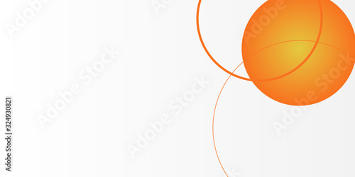  Orange gradient geometric shape background for presentation background slide design
