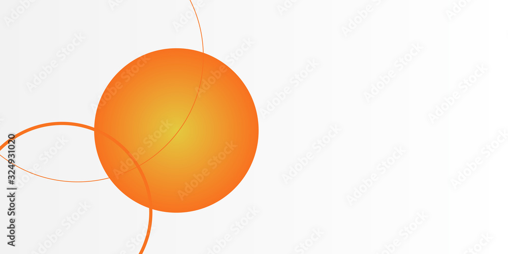 Orange gradient geometric shape background for presentation background ...