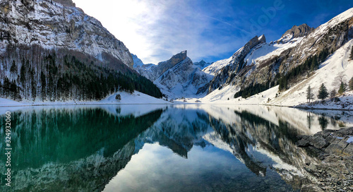 lake in mountains S  ntis Snow 