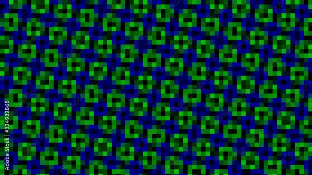 Abstract colored animation on minimal background with mosaic effect, which rotates, varies in size, angle and intensity, in 16: 9 video format Abstract colored animation on minimal background with mosaic effect, which rotates, varies in size, angle and intensity, in 16: 9 video format