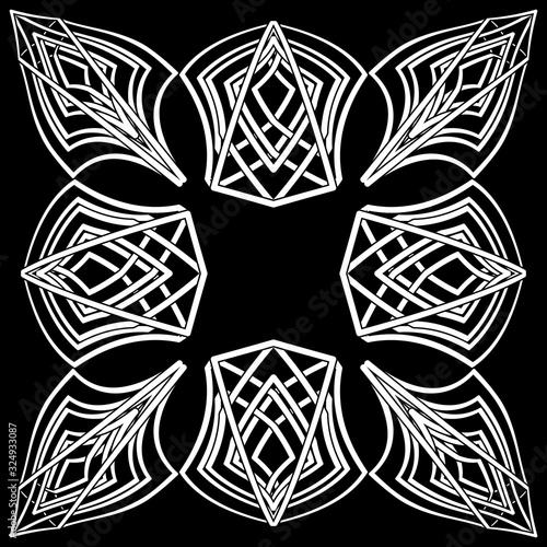 Abstract gothic symbol in celtic style