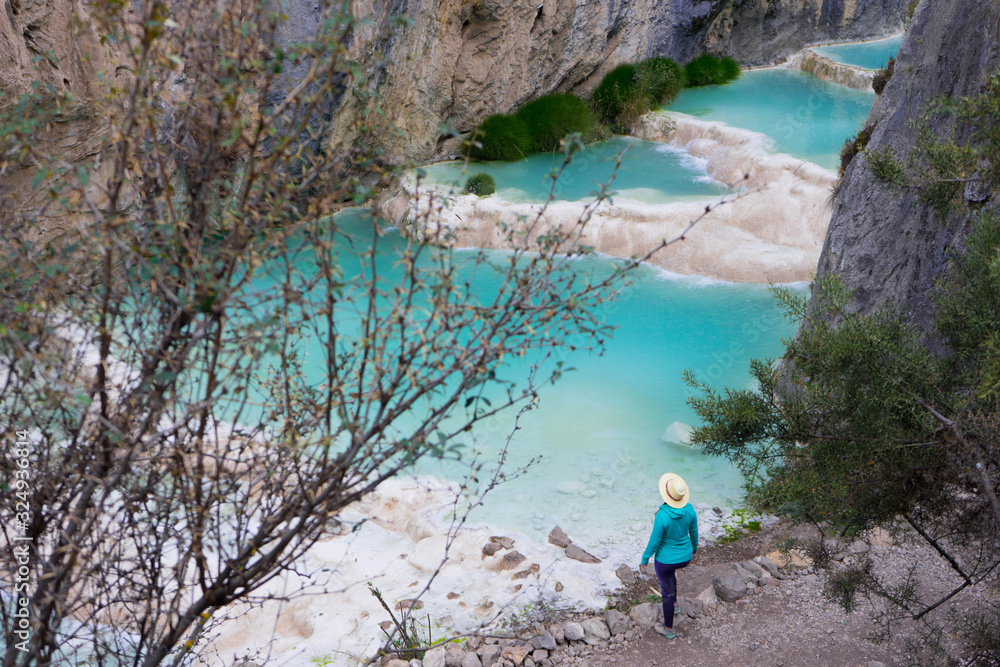 Millpu pools in Peru