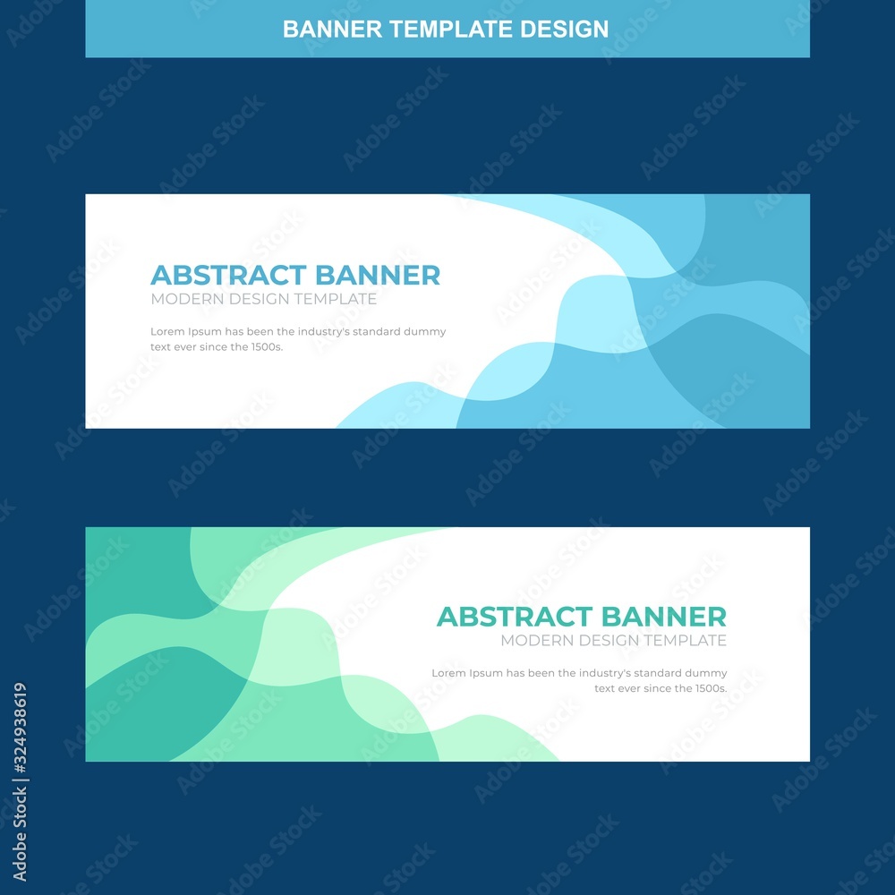 Banner Vector Template Background Modern Web Design Horizontal Banner Vector Template Background Modern Web Design Horizontal