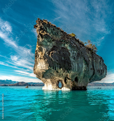 marble caves in Patagonia