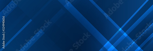 Free Download Dark blue background with abstract graphic elements for wide banner. - GFXLoad