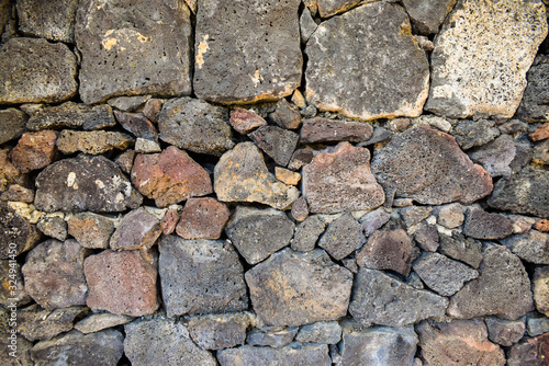 Stone wall texture  big rocks background  abstract