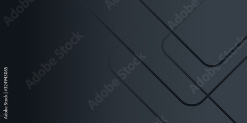 Diamond square rectangle dark grey, black background texture, 3d illustration, 3d rendering vector illustration for presentation design