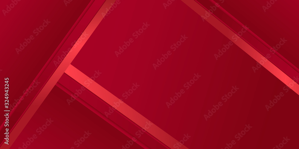 Fototapeta premium Red dark background for wide banner and presentation design