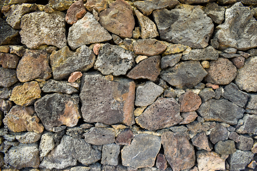 Stone wall texture, big rocks background, abstract