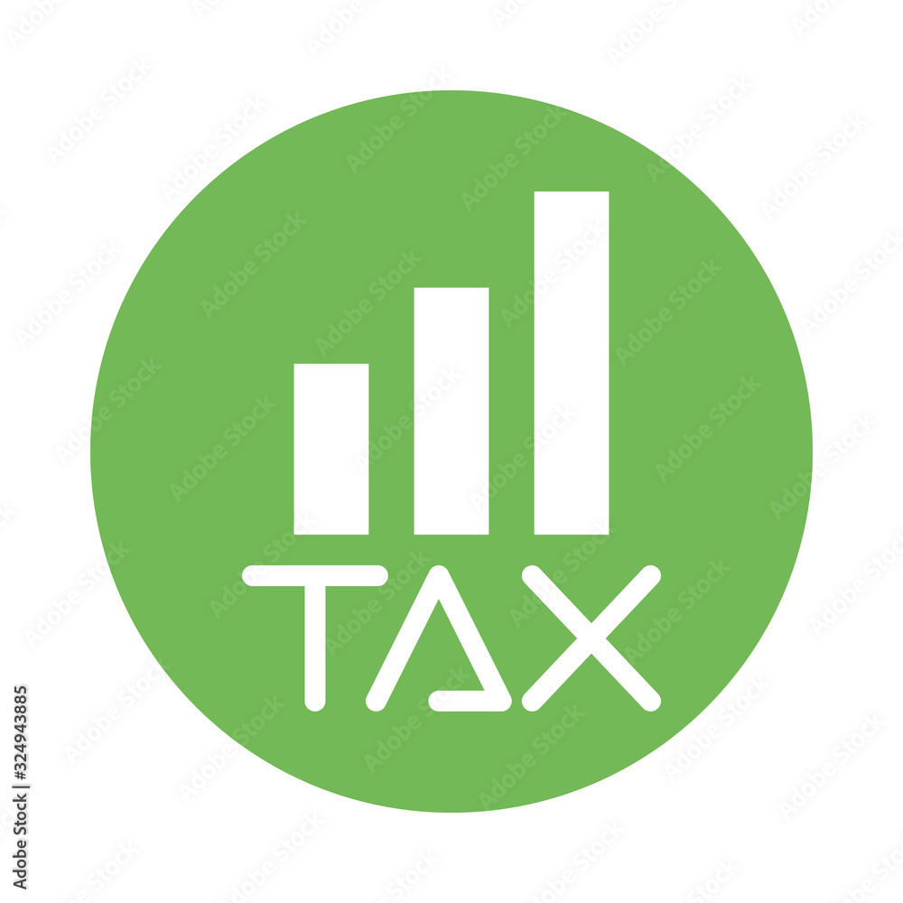 tax obligation with statistics bars tax obligation with statistics bars