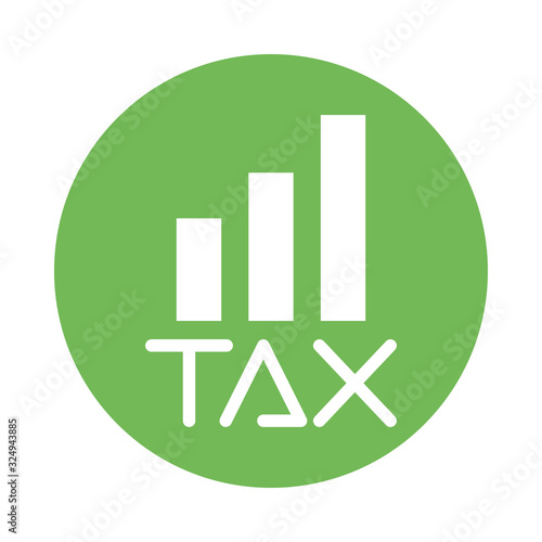 tax obligation with statistics bars