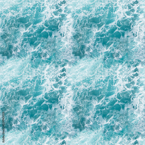 Marble water background, seamless pattern, water texture